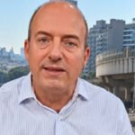 Fernando Confessore, meteorólogo de TN, durante su trayectoria en televisión.