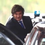 El presidente Javier Milei durante una actividad oficial.