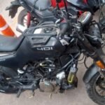 Foto: Fuentes policiales. La motocicleta robada al fiscal Foto: Fuentes policiales. La motocicleta robada al fiscal Ezequiel Hernández fue recuperada durante un operativo en barrio Guadalupe, en la ciudad de Santa Fe.