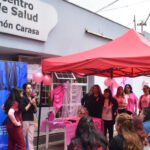 Jornadas de Octubre Rosa en Puerto General San Martín. La Municipalidad realizó actividades de concientización sobre el cáncer de mama para promover los controles periódicos y la detección temprana.
