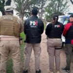 Efectivos de la Policía de Investigaciones (PDI) de Santa Fe y de la Policía de Córdoba participaron de los procedimientos realizados en el marco de la investigación. Foto: fuentes policiales.