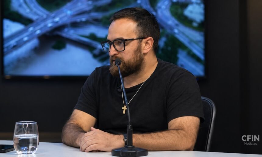 Pedro Medei, concejal de la ciudad de Santa Fe, durante su entrevista en el programa ATP Santa Fe de CyD Litoral.