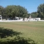 El predio de la Asociación Deportiva Santotomesina de Veteranos, donde Fabián Leonardo Barro participaba habitualmente de los encuentros de fútbol. Foto: Gentileza.