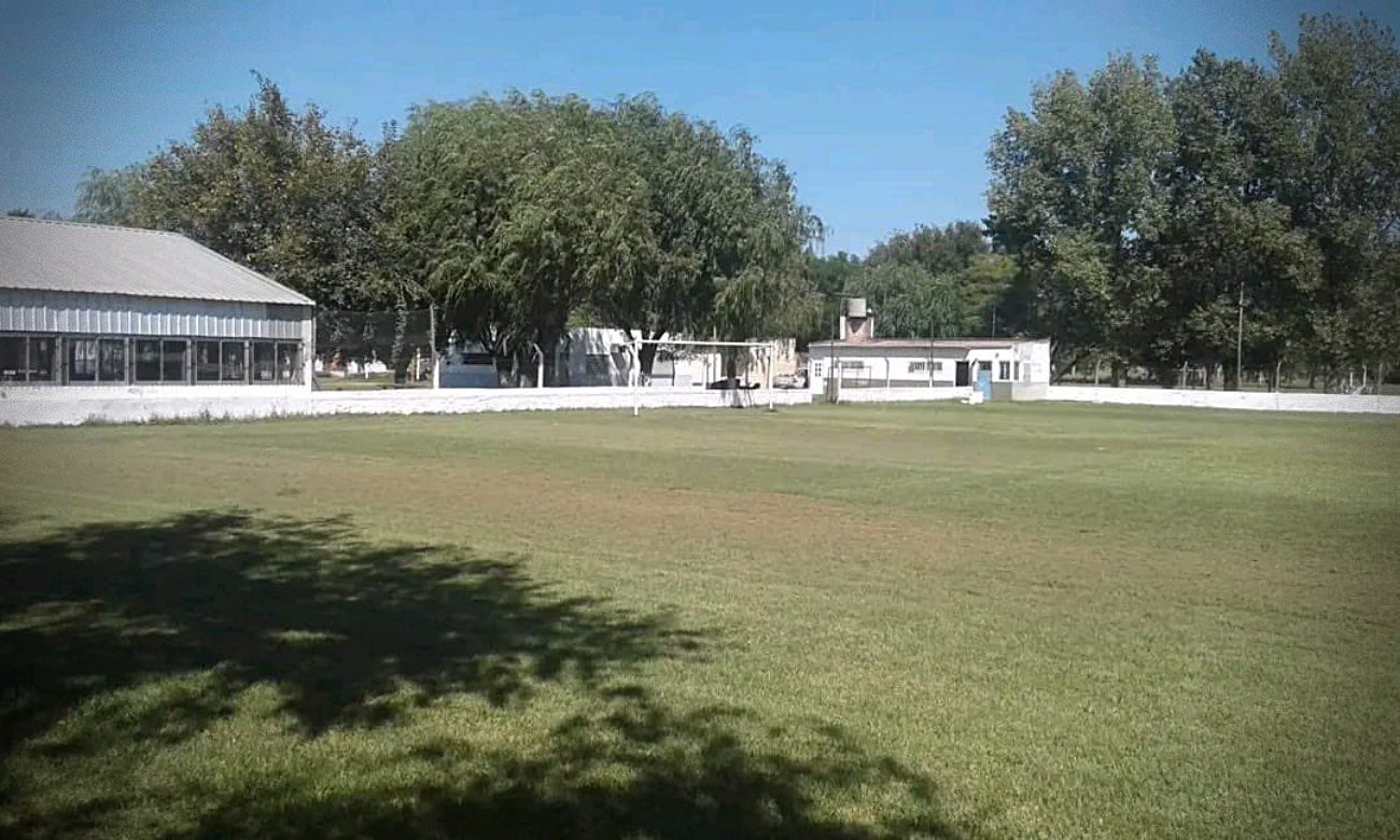 El predio de la Asociación Deportiva Santotomesina de Veteranos, donde Fabián Leonardo Barro participaba habitualmente de los encuentros de fútbol. Foto: Gentileza.