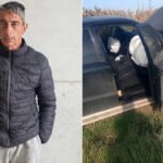 Imágenes difundidas por la Policía tras la fuga del detenido y el hallazgo del vehículo involucrado en el escape.