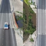 Obras de infraestructura vial sobre la Ruta Provincial 39, en el sector de los puentes del río Salado, en jurisdicción de La Penca y Caraguatá, departamento San Justo.