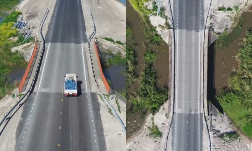 Obras de infraestructura vial sobre la Ruta Provincial 39, en el sector de los puentes del río Salado, en jurisdicción de La Penca y Caraguatá, departamento San Justo.