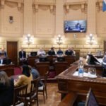 Sesión de la Cámara de Senadores de la provincia de Santa Fe, presidida por Felipe Michlig, durante el tratamiento de proyectos e iniciativas de interés para la provincia.