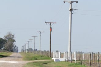 Zona rural del distrito San Justo, donde se realizarán obras para mejorar la infraestructura eléctrica. Foto de archivo.