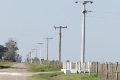 Zona rural del distrito San Justo, donde se realizarán obras para mejorar la infraestructura eléctrica. Foto de archivo.
